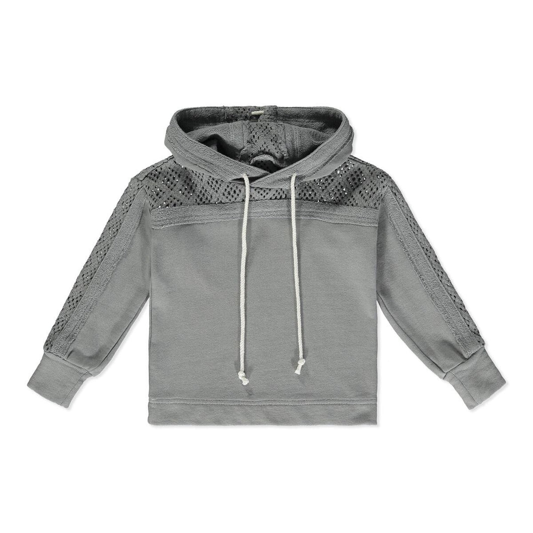 Poppet & Fox Girls Tokyo Crochet Detail Hoodie