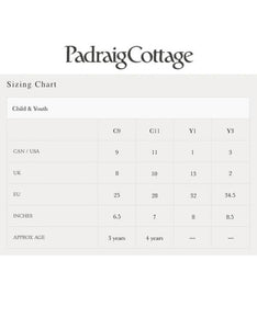 Padraig Cottage Child Slipper