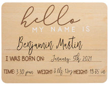 Load image into Gallery viewer, Pearhead Wooden Fill In Photo Prop
