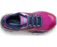 Load image into Gallery viewer, Saucony Girls Peregrine 12 A/C Sneaker - Navy/Pink
