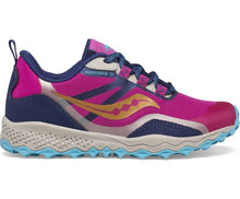 Load image into Gallery viewer, Saucony Girls Peregrine 12 A/C Sneaker - Navy/Pink

