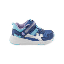 Load image into Gallery viewer, Stride Rite Girls M2P Player Sneaker - Metallic Navy
