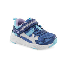 Load image into Gallery viewer, Stride Rite Girls M2P Player Sneaker - Metallic Navy

