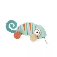 Load image into Gallery viewer, Janod Pull Along Cameleon
