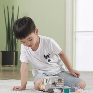 Viga PolarB Toys Pull Along Shape Sorting Truck
