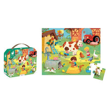 Load image into Gallery viewer, Janod Day at the Farm Puzzle - 36 PCS

