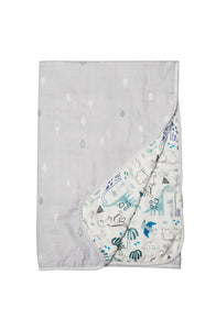 Loulou Lollipop Muslin Quilt Blanket