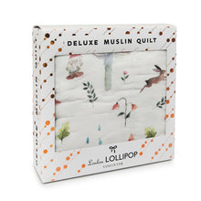 Load image into Gallery viewer, Loulou Lollipop Muslin Quilt Blanket

