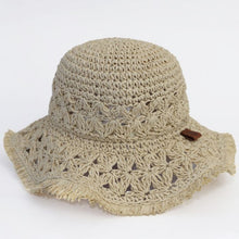 Load image into Gallery viewer, Calikids Rafia Hat - Sand
