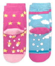 Load image into Gallery viewer, Jefferies Socks Unicorn and Rainbow Fuzzy Non-Skid - 2 Pack
