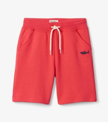 Hatley Boys Nautical Red Terry Shorts