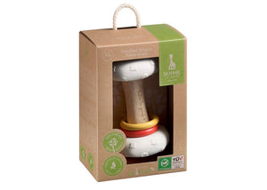 Sophie So'Pure Rubber & Wood Rattle