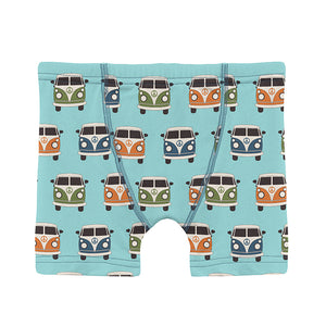 Kickee Pants Boys Printed Boxer Brief - Summer Sky Vintage Vans