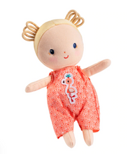 Load image into Gallery viewer, Lilliputiens Soft Baby Doll in Bassinet
