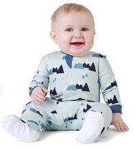 Load image into Gallery viewer, ZippyJamz Little Adventurer Footed Zipper Sleeper
