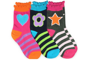 Jefferies Socks Girl Multi Pattern