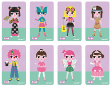 Load image into Gallery viewer, Janod Magneti&#39;book Costumes - Girls
