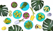 Load image into Gallery viewer, Bobo&amp;boo Plant Based Tablewear Set - Tropical
