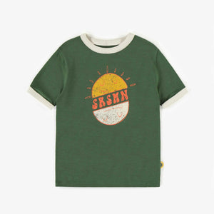 Souris Mini Boys Cotton Shirt - Green