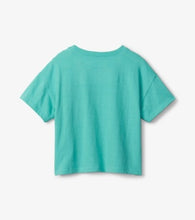 Load image into Gallery viewer, Hatley Girls Shooting Heart Front Pocket Boxy Tee
