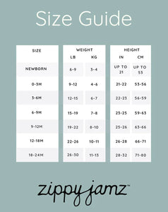 ZippyJamz Forest Calm Footed Zipper Sleeper