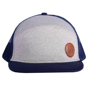 L&P Apparel Snapback Trucker Hat - Orleans (Navy/Grey)