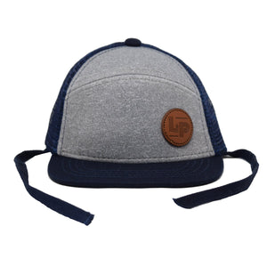 L&P Apparel Snapback Trucker Hat - Orleans (Navy/Grey)