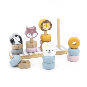 Viga PolarB Toys Wooden Stacking Blocks