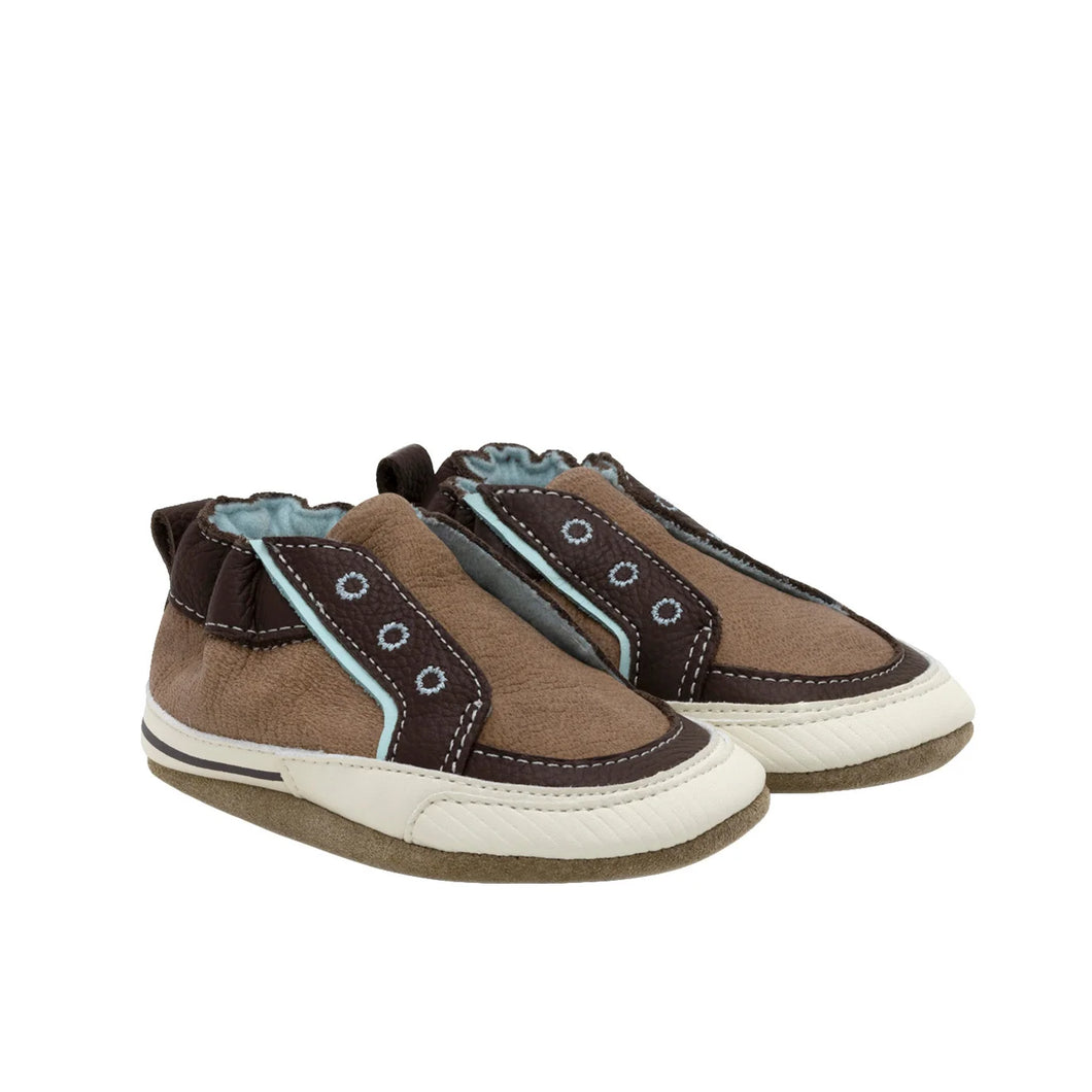 Robeez Soft Soles - Stylish Steve Camel Leather