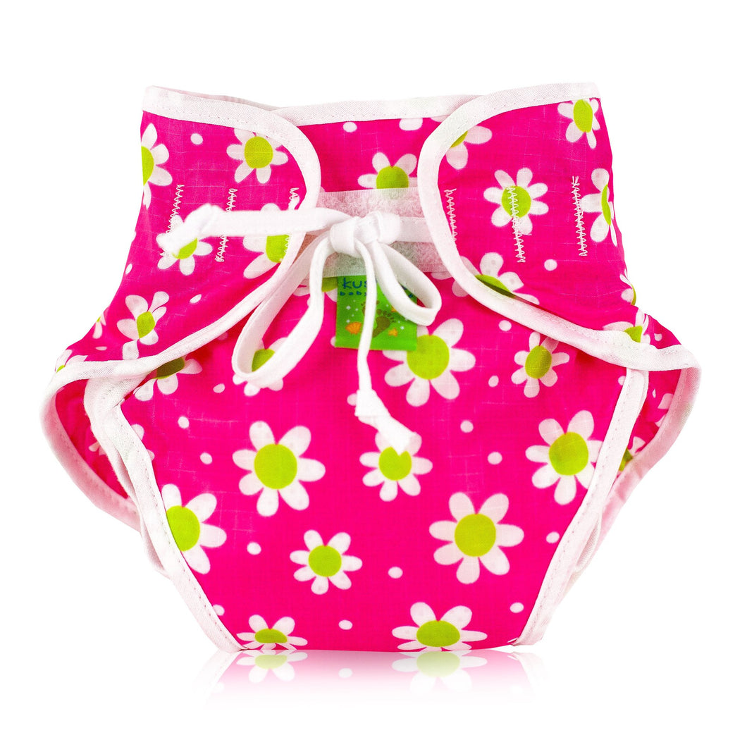 Kushies Daisy Fuchsia Reusable Swim Diaper