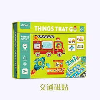 Mideer Things That Go Magnetic Playset