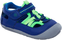 Load image into Gallery viewer, Stride Rite SM Baby Boys Tobias Sneaker Sandal - Blue/Lime
