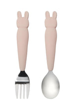 Load image into Gallery viewer, Loulou Lollipop Kid&#39;s Spoon/Fork Set

