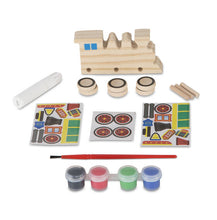 Load image into Gallery viewer, Melissa &amp; Doug Created By Me! Wooden Train Craft Kit
