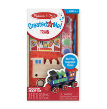 Load image into Gallery viewer, Melissa &amp; Doug Created By Me! Wooden Train Craft Kit
