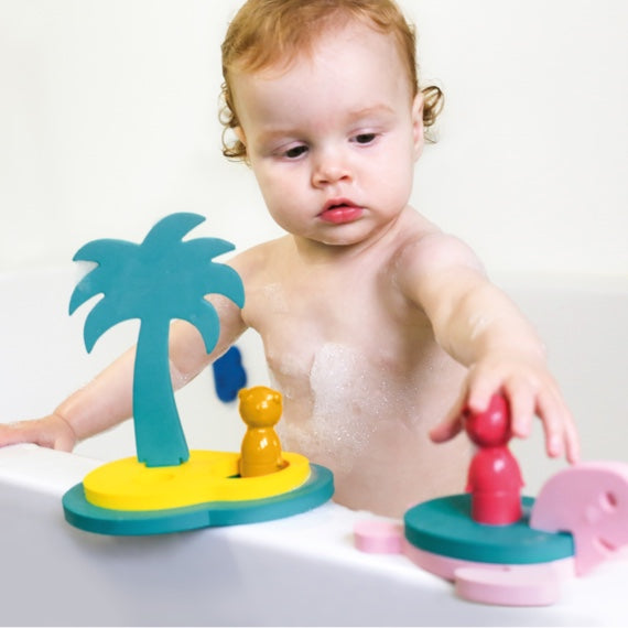 Quut Treasure Island Soft Foam Bath Puzzle
