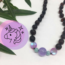 Load image into Gallery viewer, Healing Hazel Baltic Amber Teething Necklace - Limited Edition
