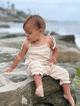 Load image into Gallery viewer, Vignette Baby Girls Victoria Romper - Cream Rib Stripe
