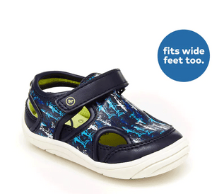 Stride Rite Baby Boys Wave Sneaker Sandal - Blue Multi