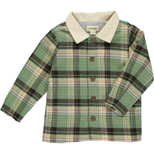 Load image into Gallery viewer, Me &amp; Henry Boys Wellford Lumberjack Shirt - Green/Brown Plaid

