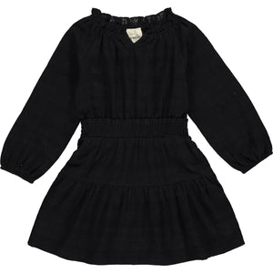 Vignette Girls Willow Dress - Black