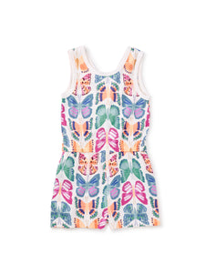 Tea Collection Girls Reversible Wrap Romper - Mariposas Pintadas