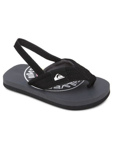 Quiksilver Boys Molokai Layback Toddler Sandal - Grey/Green/Grey