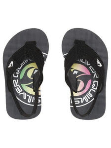Quiksilver Boys Molokai Layback Toddler Sandal - Grey/Green/Grey