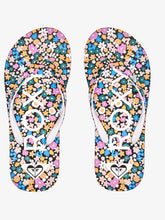 Load image into Gallery viewer, Roxy Girls Pebbles Sandals - Black/Floral
