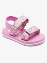 Load image into Gallery viewer, Roxy Girls Toddler Cage Sandals - Super Pink
