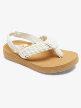 Load image into Gallery viewer, Roxy Girls Toddlers Porto Sandals - Cream
