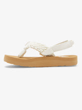 Load image into Gallery viewer, Roxy Girls Toddlers Porto Sandals - Cream
