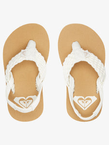 Roxy Girls Toddlers Porto Sandals - Cream