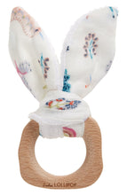 Load image into Gallery viewer, Loulou Lollipop Bunny Ear Teether
